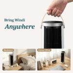 Levoit Windi Mini Portable Desk Tower Fan - Image 5