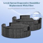 Levoit 2-Pack Wick Filters for Sprout Evaporative Humidifier - Image 4