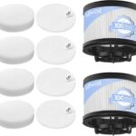 Levoit Vacuum Replacement Filter Set (4+2 Pack) for LVAC-300, LVAC-200 MAX & VortexIQ Series