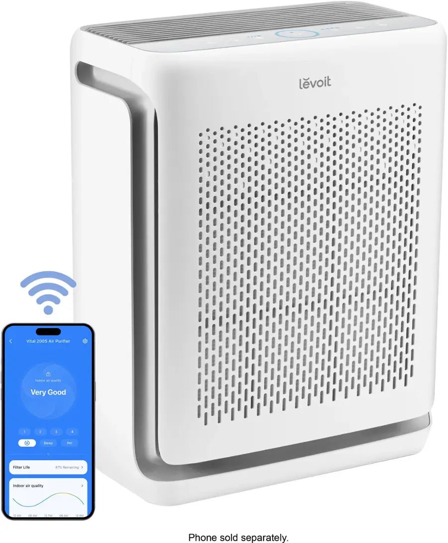 levoit-vital-200s-smart-air-purifier-whitegrey-879080 Levoit Vital 200S-P Smart Air Purifier - White/Grey - Image 1
