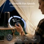 Levoit Windi Mini Pro Portable Desk Tower Fan - Image 9