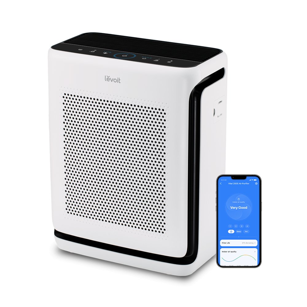 vital-200s-smart-true-hepa-air-purifier-505236 Levoit Vital 200S-P Air Purifier for Home, Pet Hair & Dander Control - Image 1